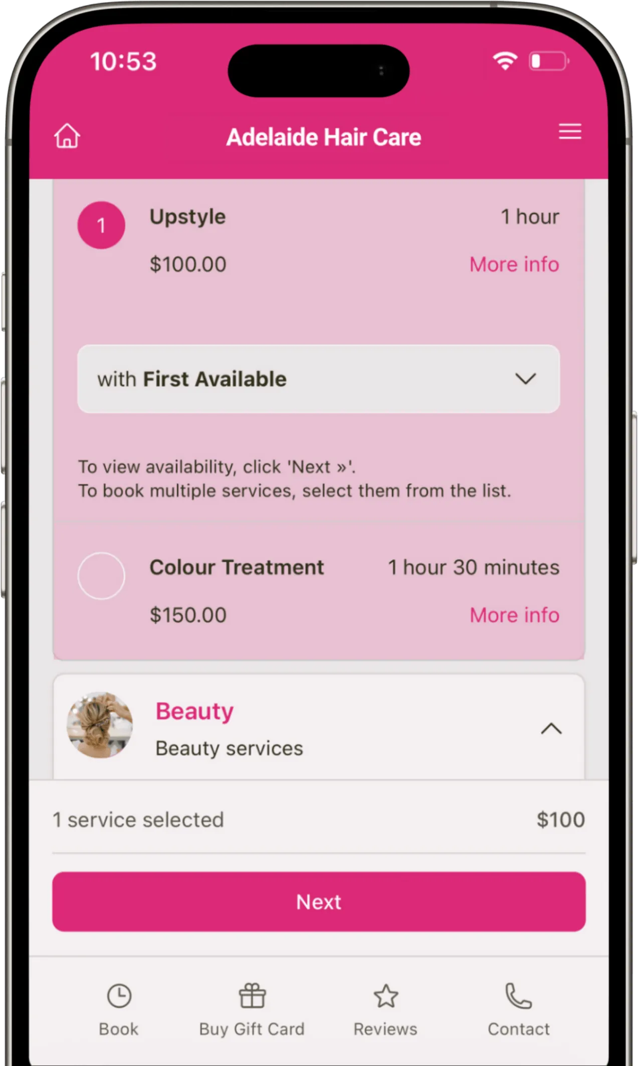 Your booking page, your brand